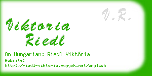 viktoria riedl business card